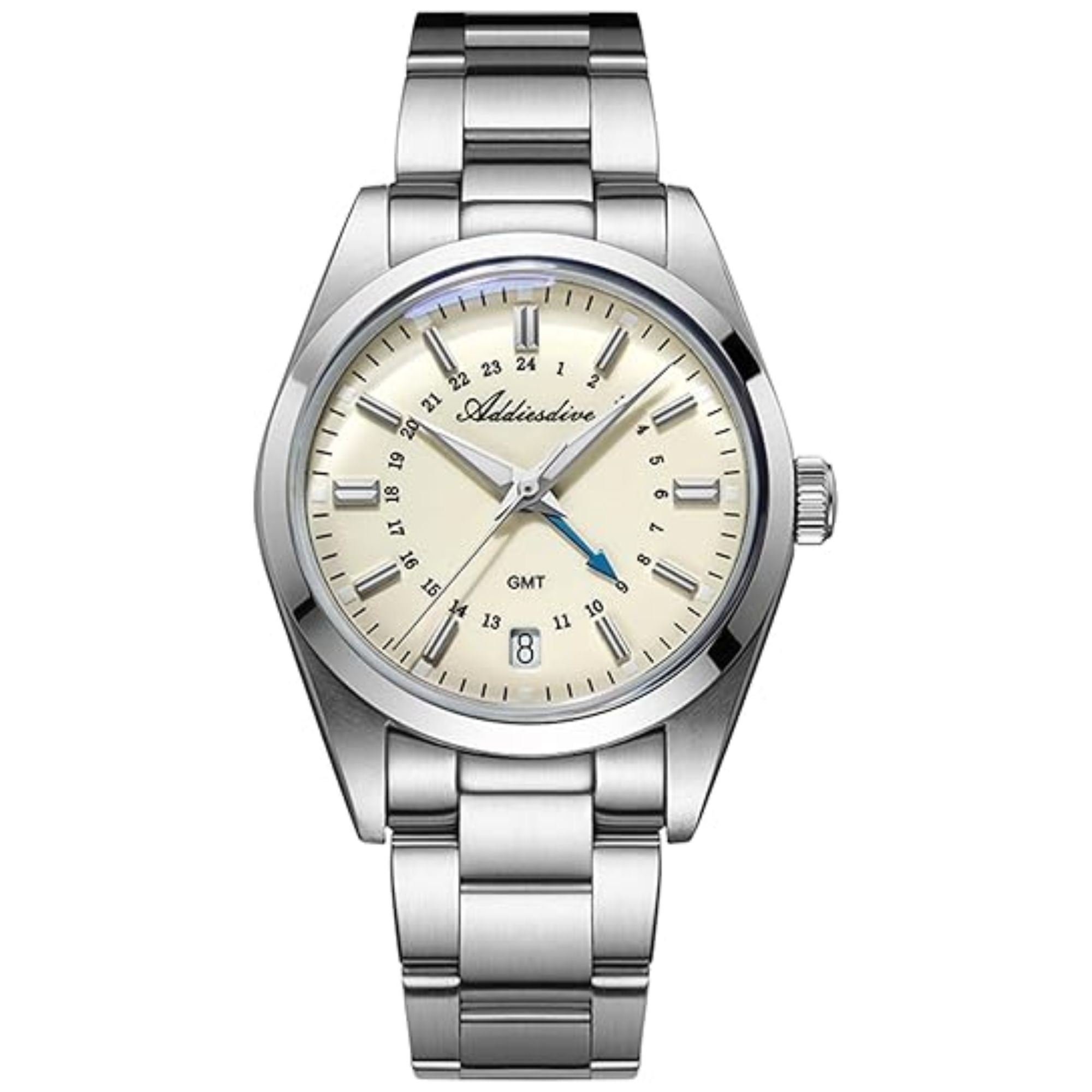 ADDIESDIVE Elegance Collection GMT Quartz Watch AD2065 - Swiss movement