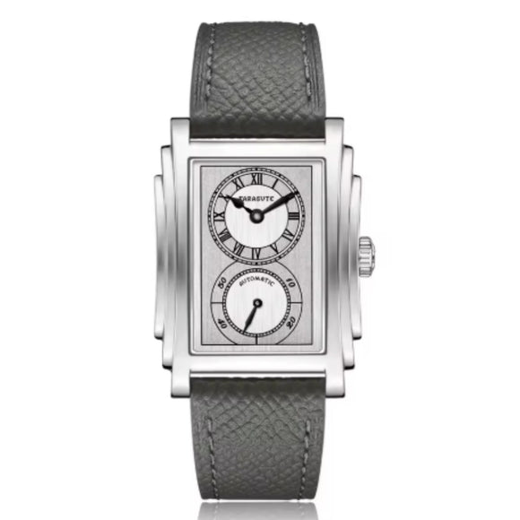 FARASUTE Men Automatic Watch Luxury Watches Rectangle Mechanical Wristwatch Sapphire crystal with Small Second Dial