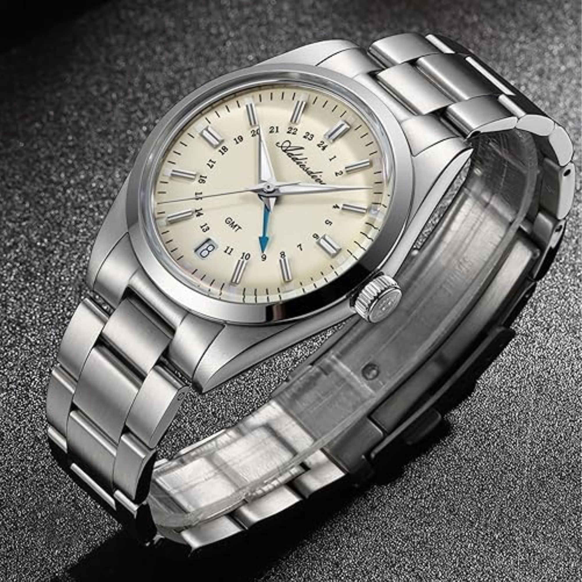 ADDIESDIVE Elegance Collection GMT Quartz Watch AD2065 - Swiss movement