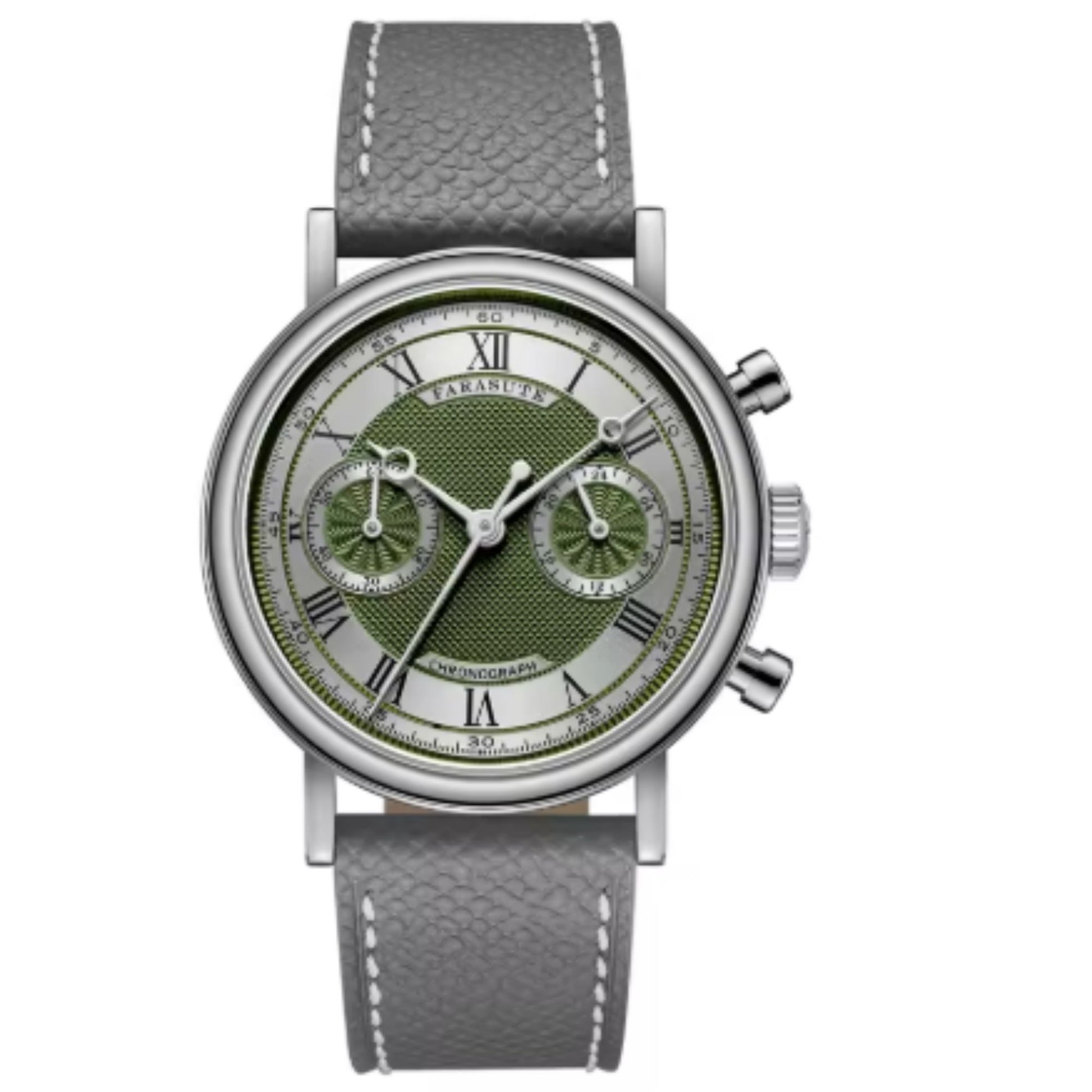 FARASUTE Men's Watch with Seiko VK64 Movement Sapphire Crystal NL-007