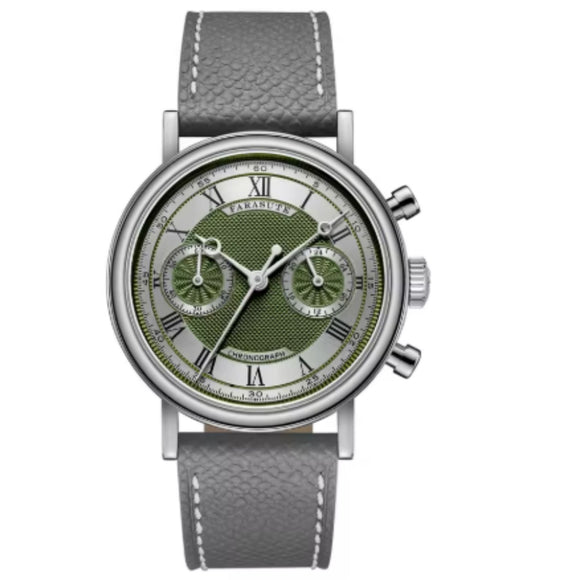 FARASUTE Men's Watch with Seiko VK64 Movement Sapphire Crystal NL-007