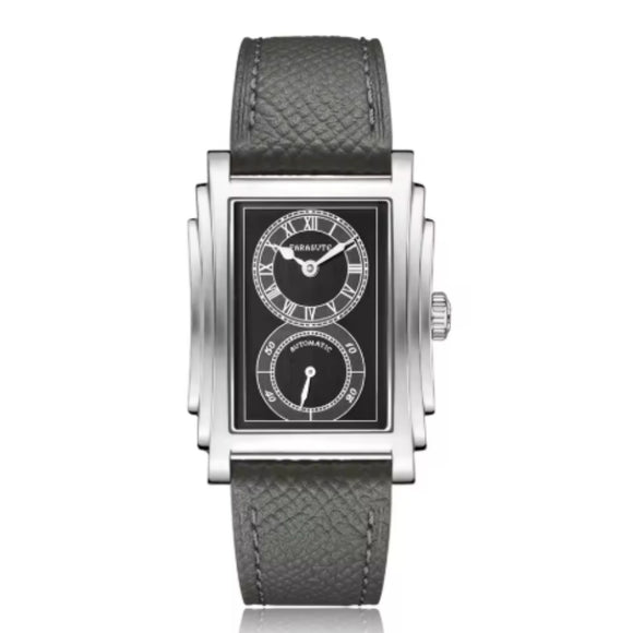 FARASUTE Men Automatic Watch Luxury Watches Rectangle Mechanical Wristwatch Sapphire crystal with Small Second Dial