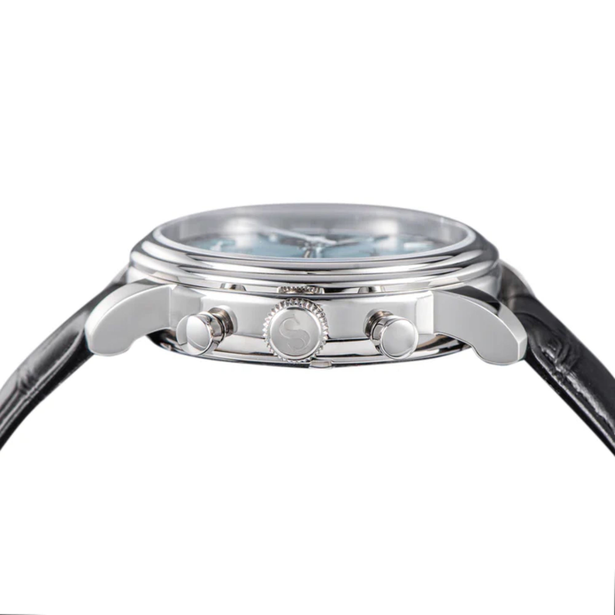 Sugess S438 with Power Reseve ST1906 Sapphire Chrono Mechanical Mens Watch