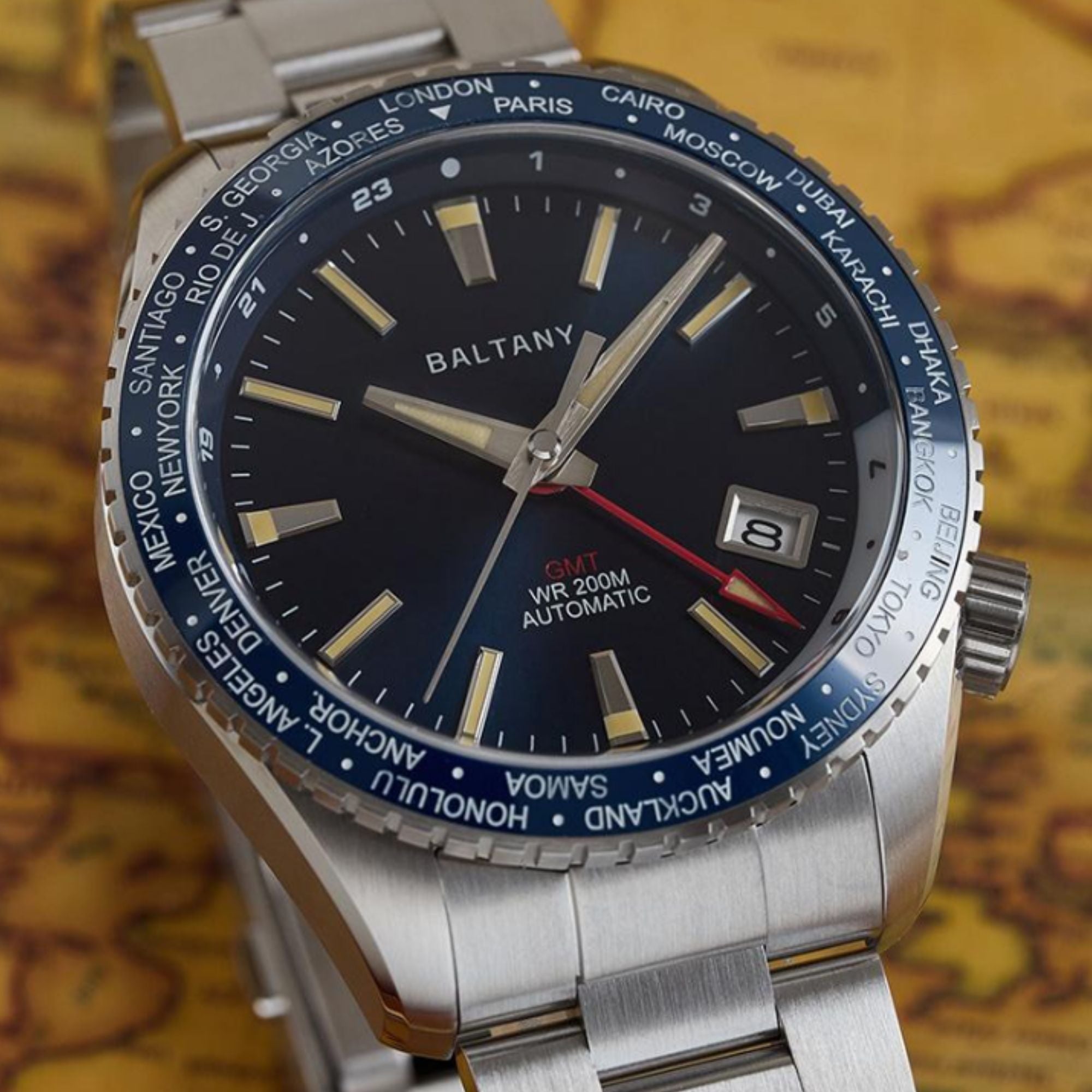 Baltany Design NH34 Auto GMT Sports Watch S6083