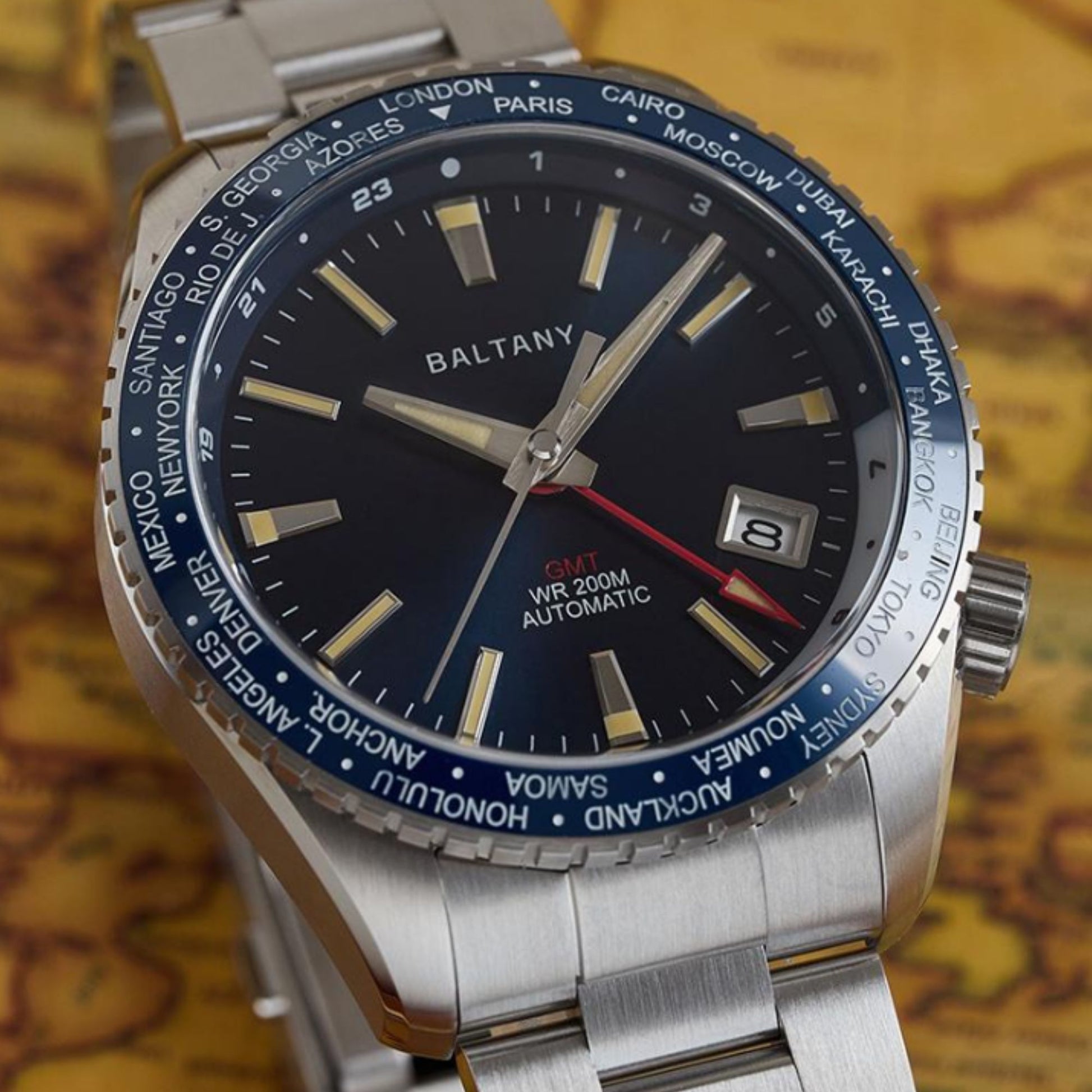 Baltany Design NH34 Auto GMT Sports Watch S6083