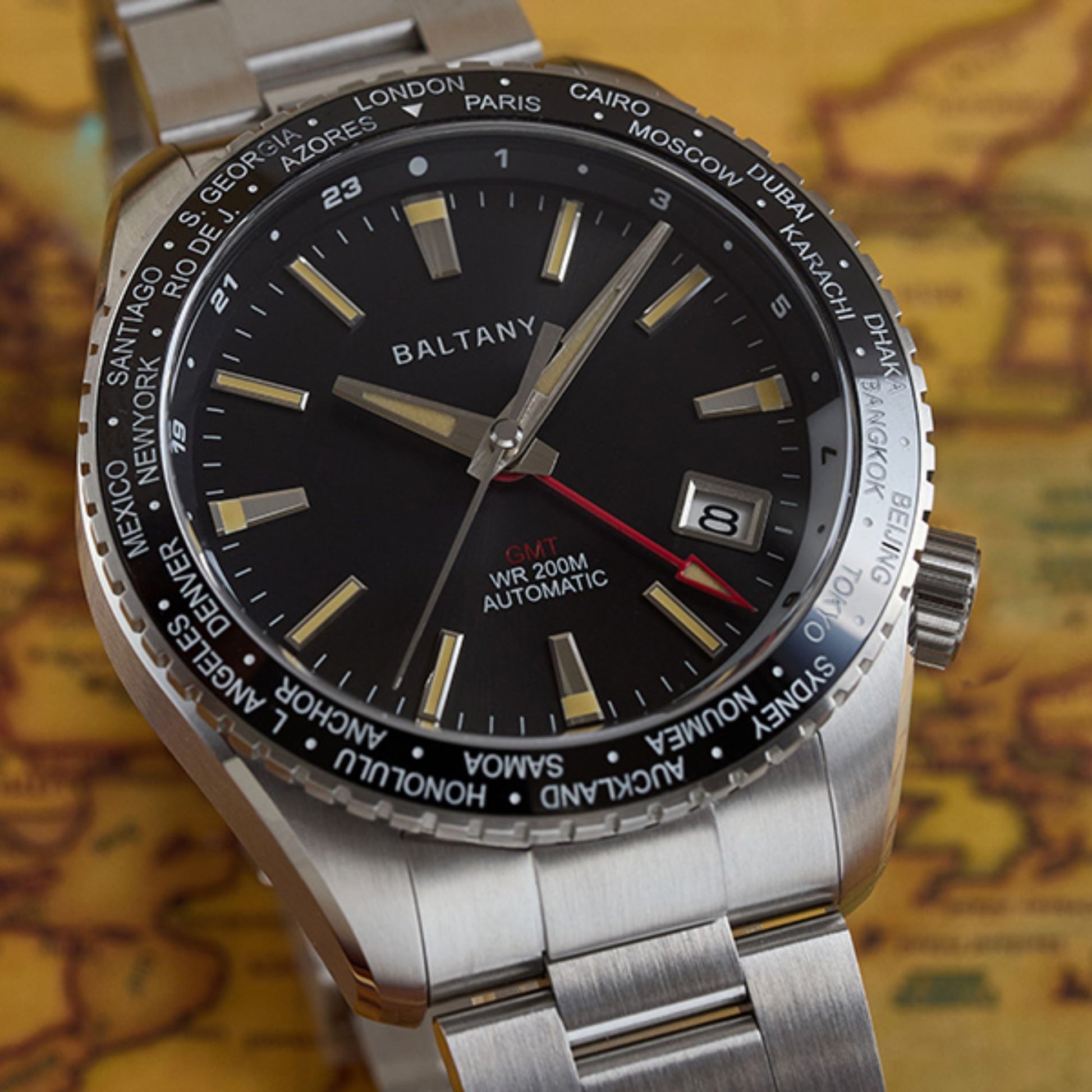 Baltany Design NH34 Auto GMT Sports Watch S6083