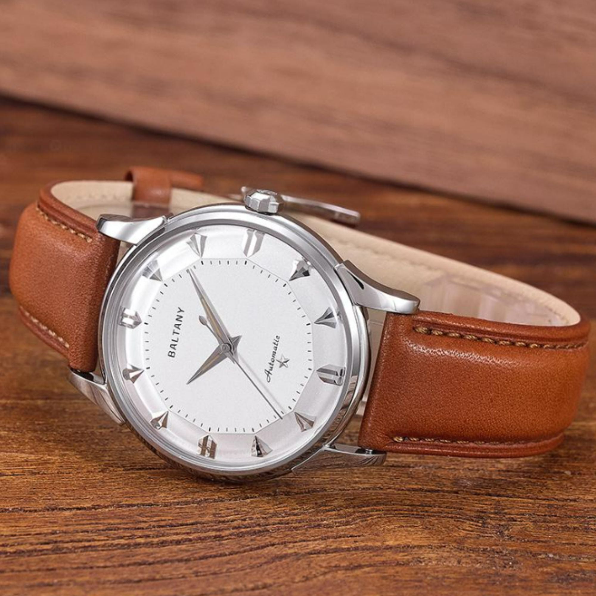 Classic Pie-Pan Dial Dog-leg Lugs Vintage Watch Remake S4090