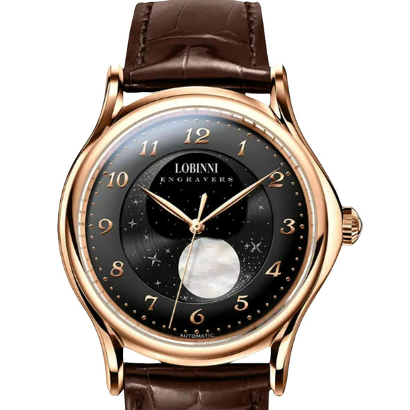 Lobinni Luxury Automatic Mens Wrist Watch - L18010