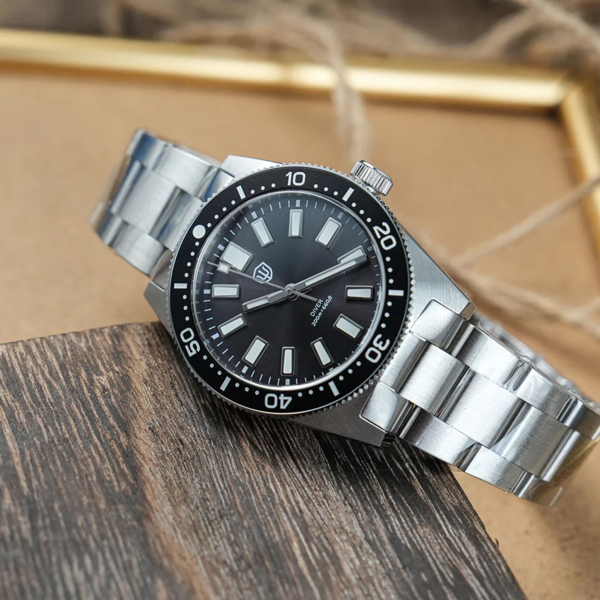 Watchdives WD1965 38mm VH31 62MAS Dive Watch