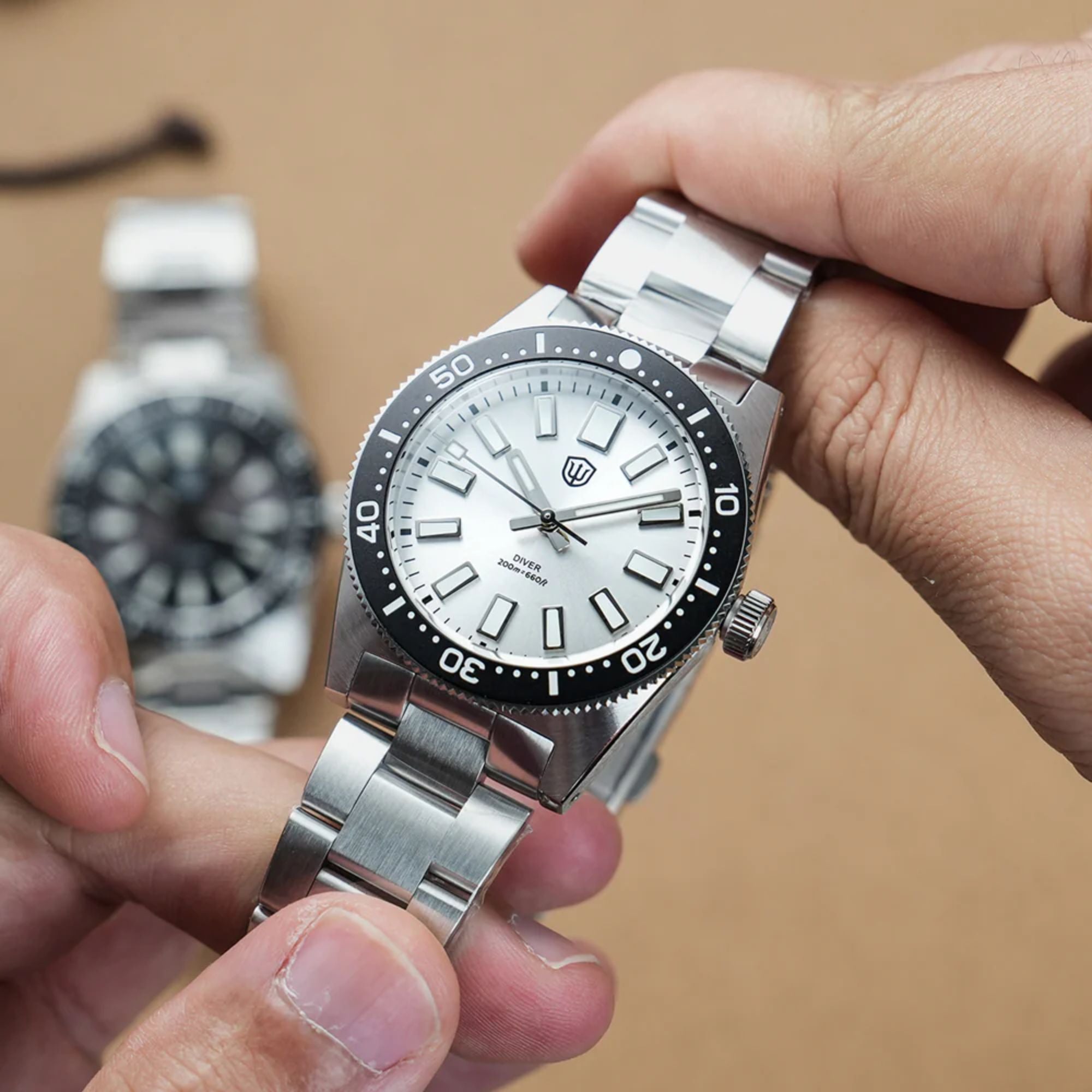 Watchdives WD1965 38mm VH31 62MAS Dive Watch