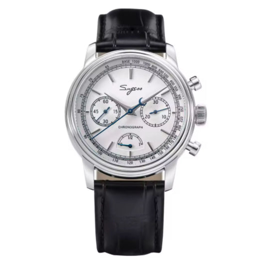 Sugess S438 with Power Reseve ST1906 Sapphire Chrono Mechanical Mens Watch