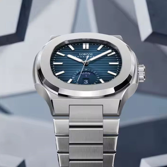 LOBINNI Stainless Steel Business Automatic Watch for Men