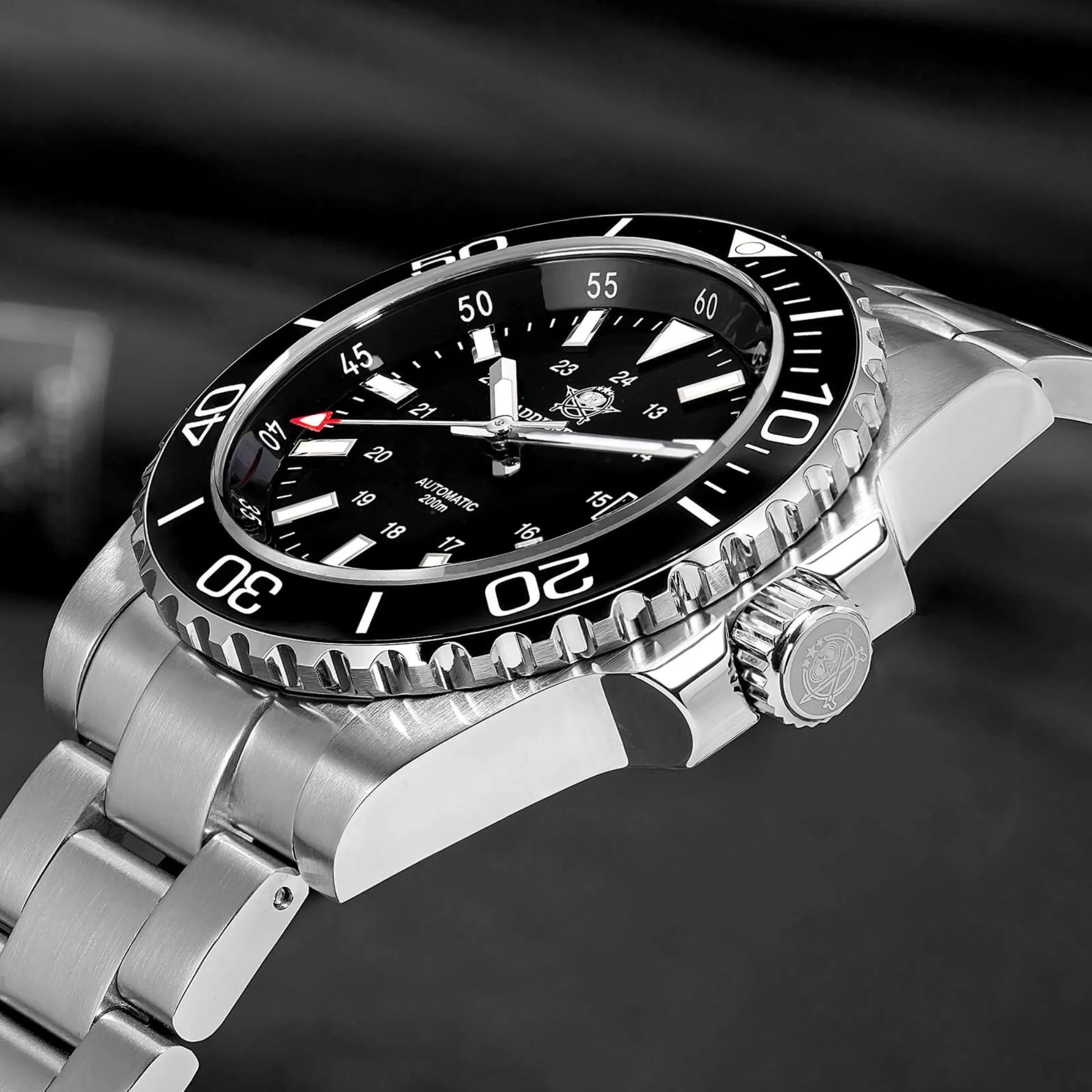 ADDIESDIVE Retro Baton Hand Sub NH35 Dive Watch AD2086
