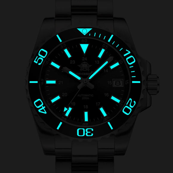 ADDIESDIVE Retro Baton Hand Sub NH35 Dive Watch AD2086