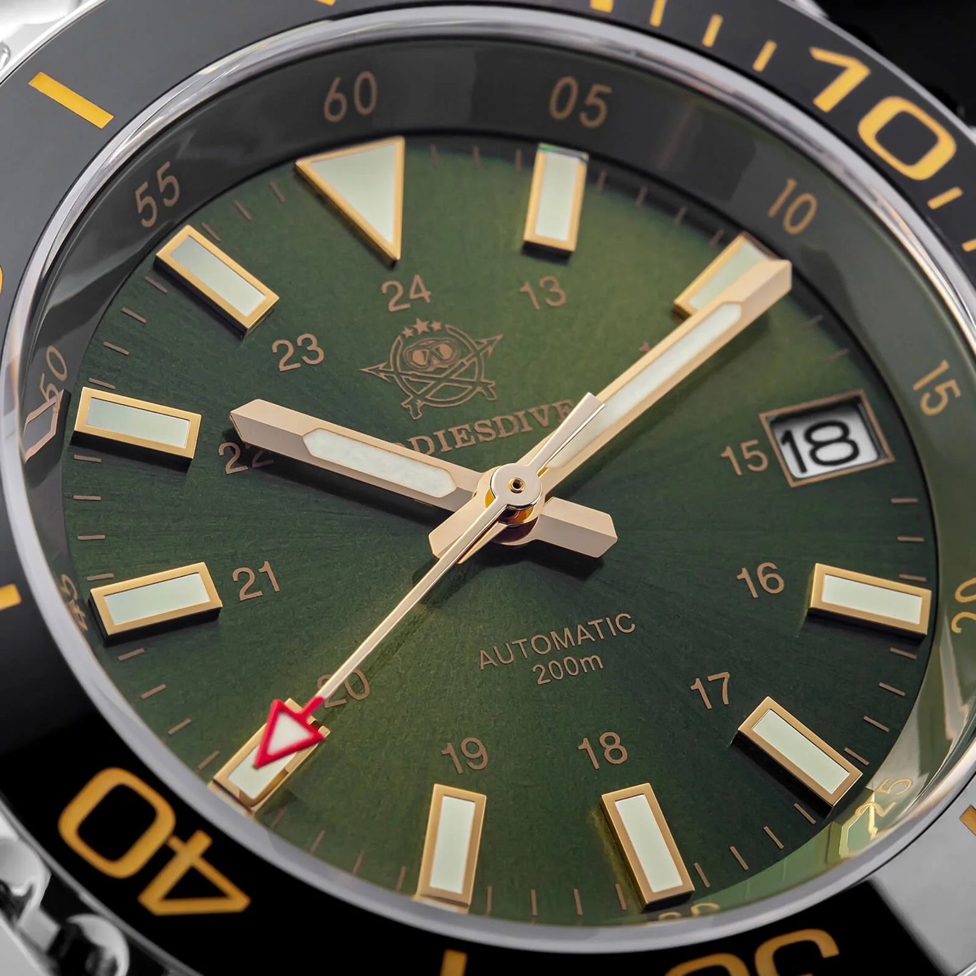 ADDIESDIVE Retro Baton Hand Sub NH35 Dive Watch AD2086