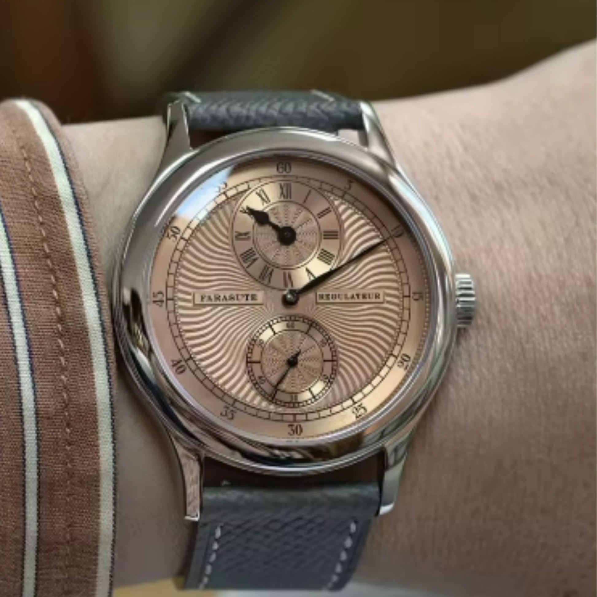 FARASUTE Manual Mechanical Men's Watch with Seagull Custom Movement