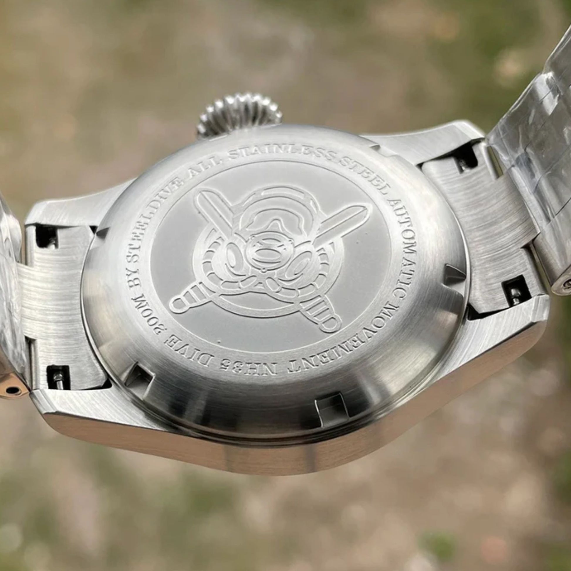 Steeldive SD1928B Retro Militarty Pilot Watch