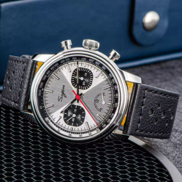 Sugess S438 with Power Reseve ST1906 Sapphire Chrono Mechanical Mens Watch