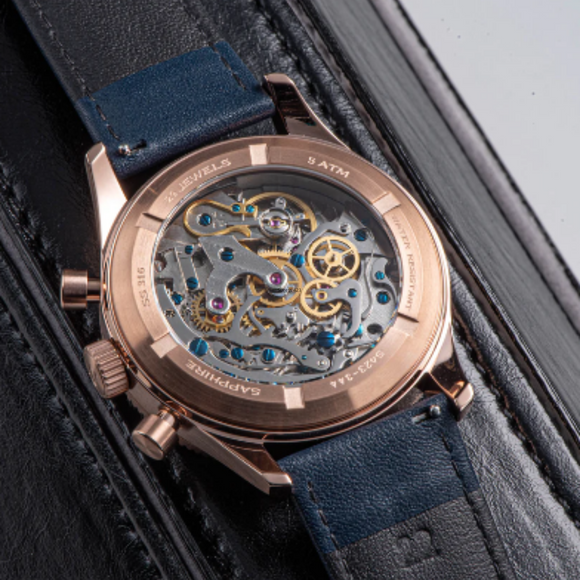 Sugess Chrono Heritage 423 Chronograph Rose Gold