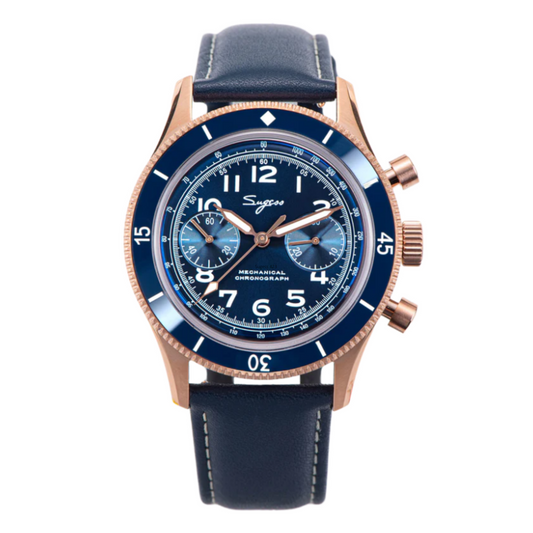 Sugess Chrono Heritage 423 Chronograph Rose Gold