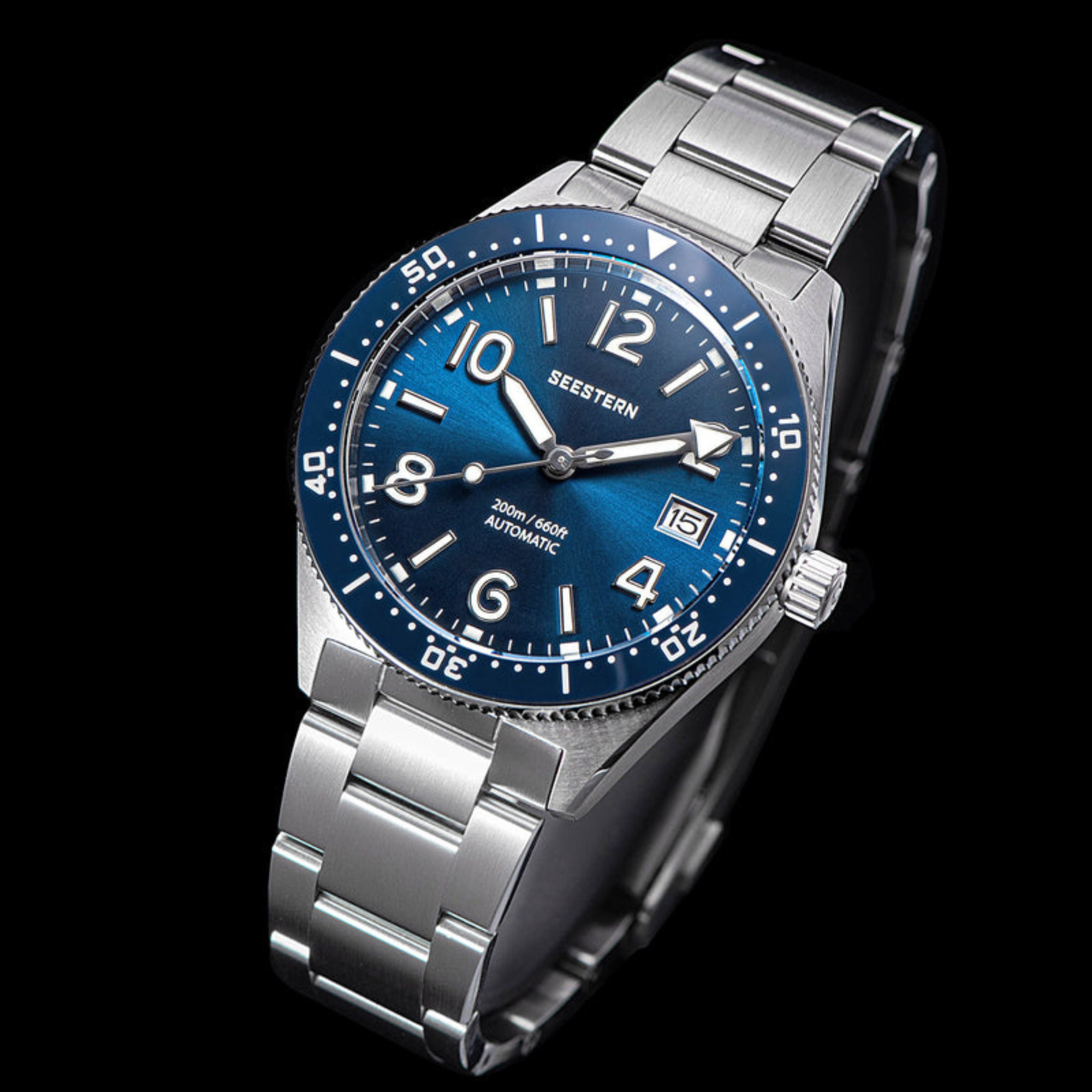 Seestern 434 Professional Diver Automatic 200m Water Resistant - V2