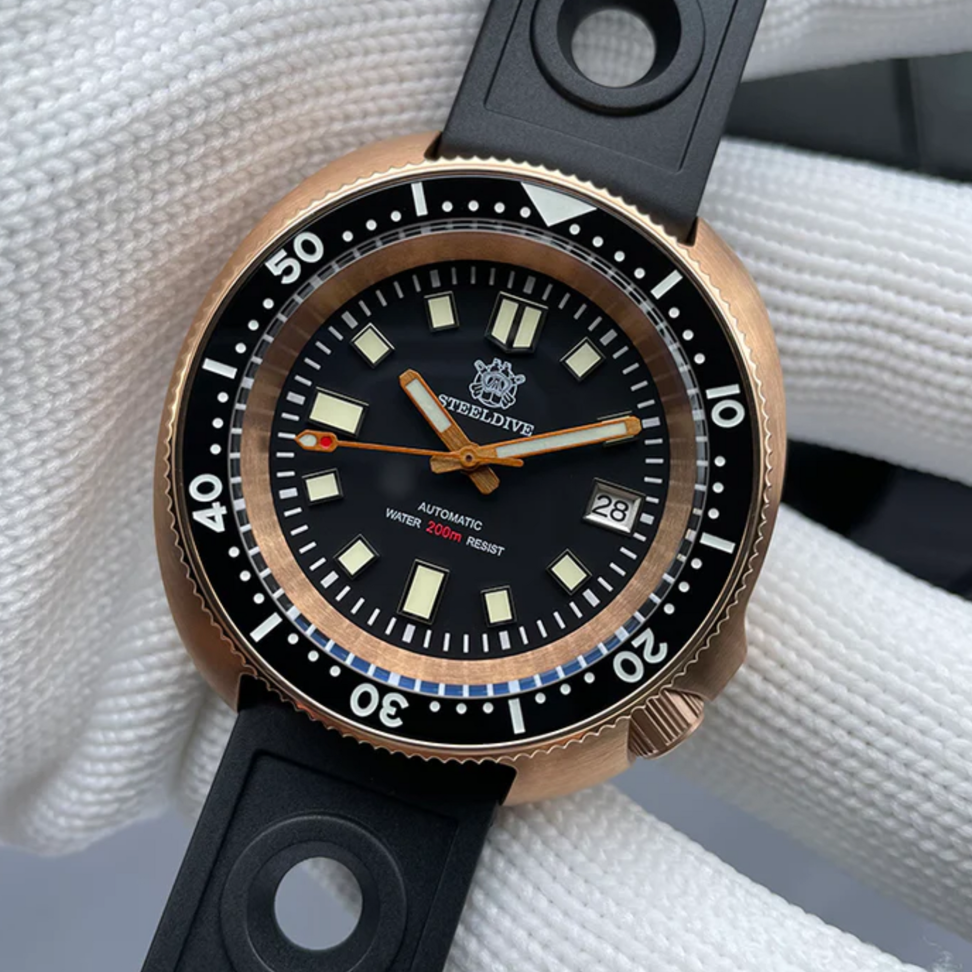 steeldive mens automatic diver utility watches india dream watches