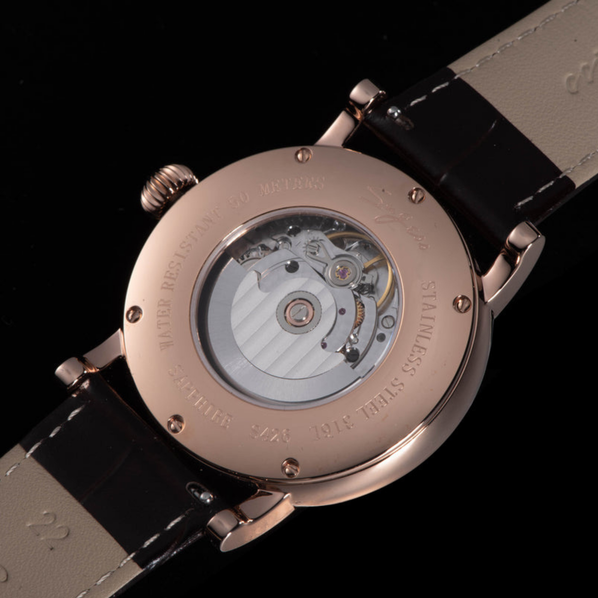 MoonPhase Master 426 Rose Gold Case Power Reserve Indicator Date