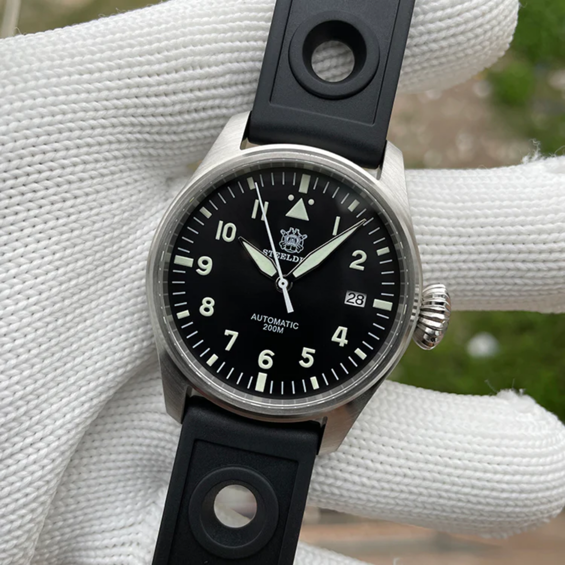 steeldive mens automatic diver utility watches india dream watches