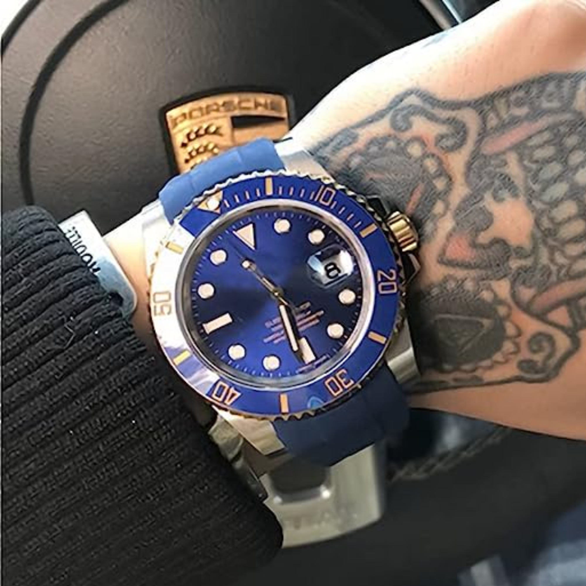 Premium Rubber Strap Watch Band Oyster Clasp DREAM WATCHES