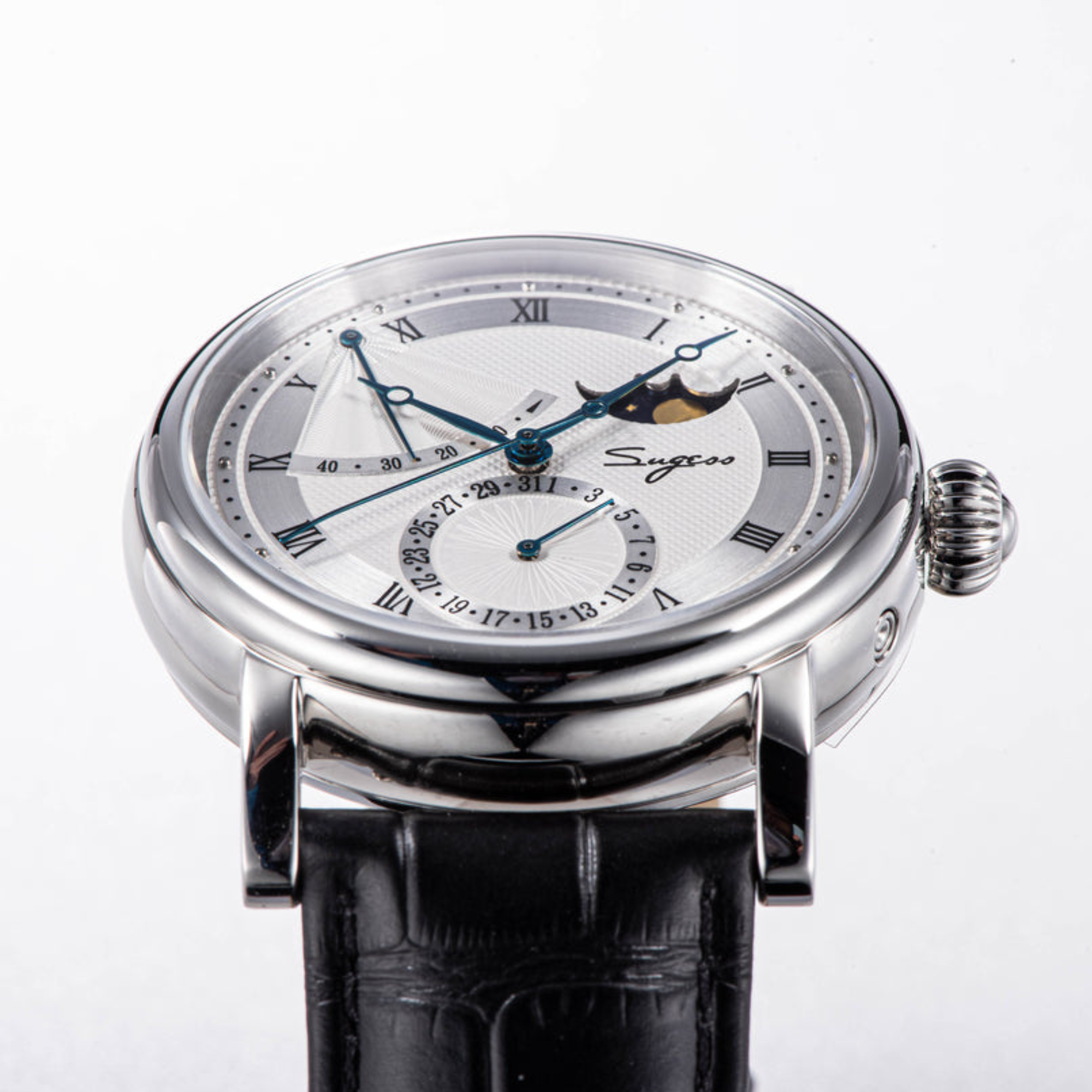 MoonPhase Master 426 Stainless Steel Case Power Reserve Indicator Date