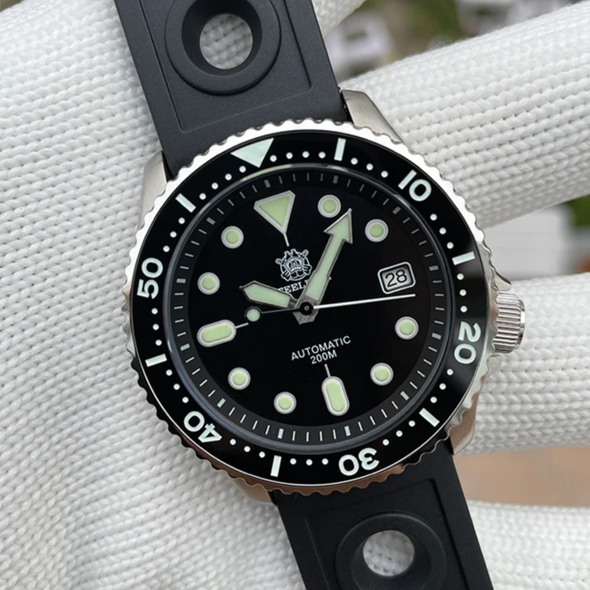 steeldive mens automatic diver utility watches india dream watches
