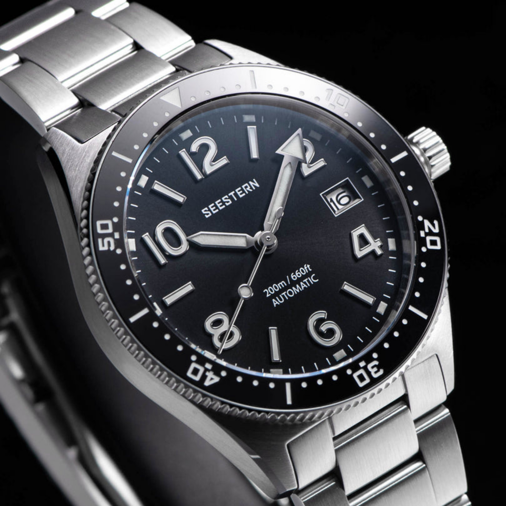 Seestern 434 Professional Diver Automatic 200m Water Resistant - V2