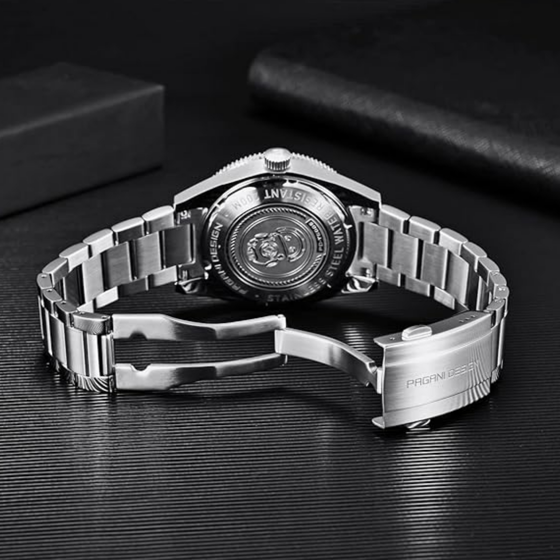 Pagani Design YS005 41MM (Japan Miyota 8215 Automatic Movement) Mechanical Watch 200M Waterproof Dive Watch Stainless Steel Bracelet Watch