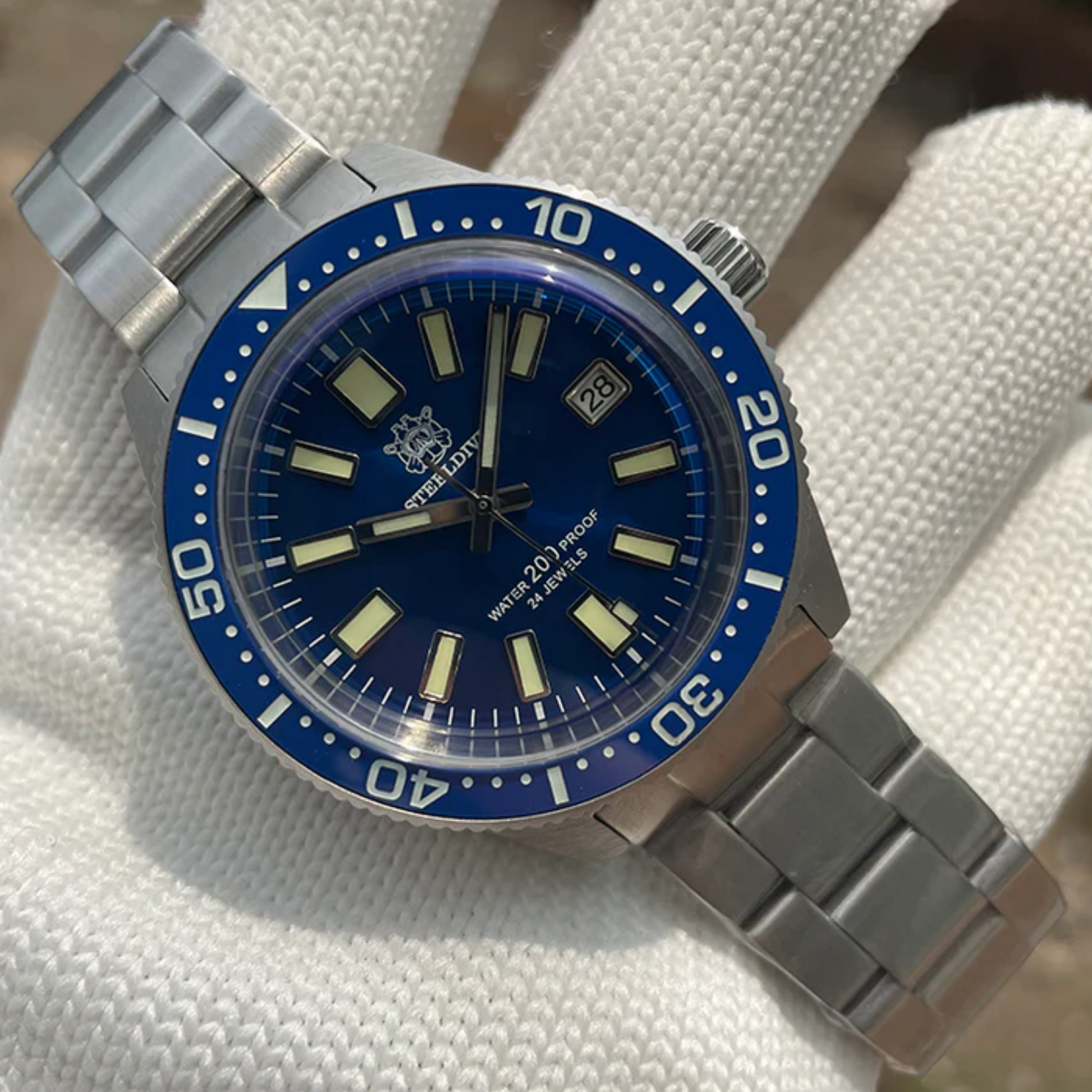 steeldive mens automatic diver utility watches india dream watches
