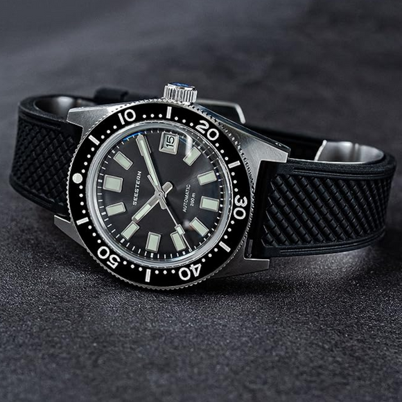 SEESTERN 62MASSX V3 Diving Watch Men Automatic Mechanical Wristwatch Luminous Bezel Waterproof NH35 Movement Sapphire Glass Bracelet