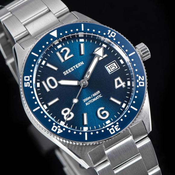 Seestern 434 Professional Diver Automatic 200m Water Resistant - V2