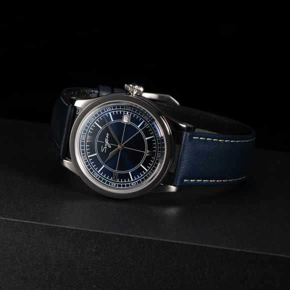 Sugess Heritage S411-3B Seagull 2130 Movement Stainless Steel Case Deep Blue Dial SU4113BDB watch dream-watches.com india