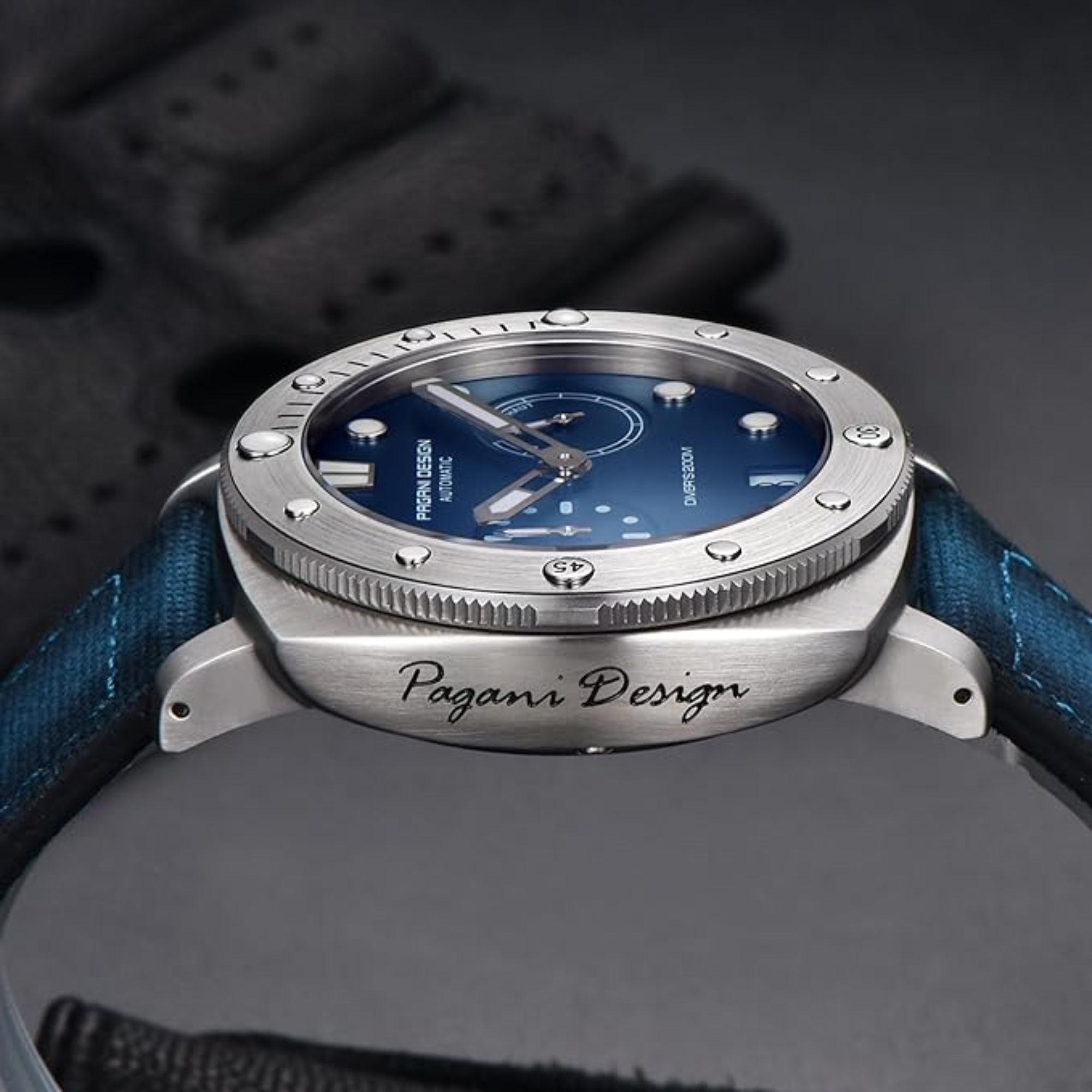 Pagani Design PD-1767 Men's Automatic Watch Waterproof - Blue