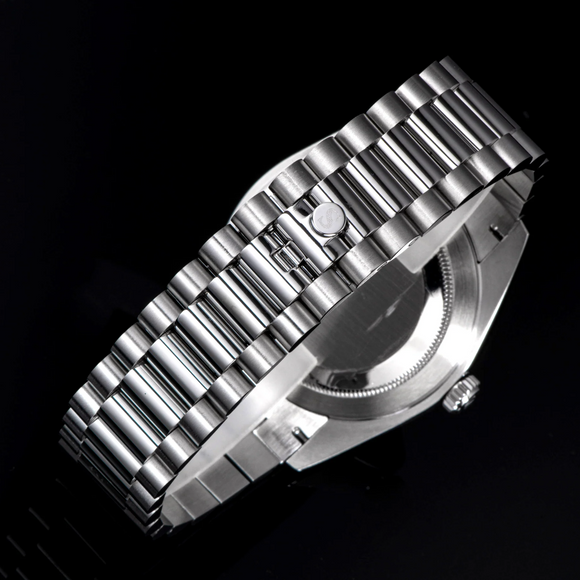 Sugess Heritage 433 DD Date and Day Display Stainless-Steel - Deep Blue Dial