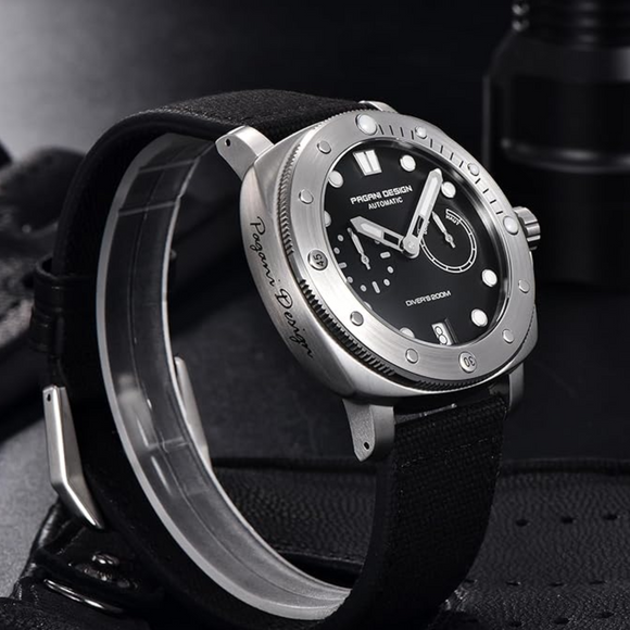 Pagani Design PD-1767 Men's Automatic Watch Waterproof - Black