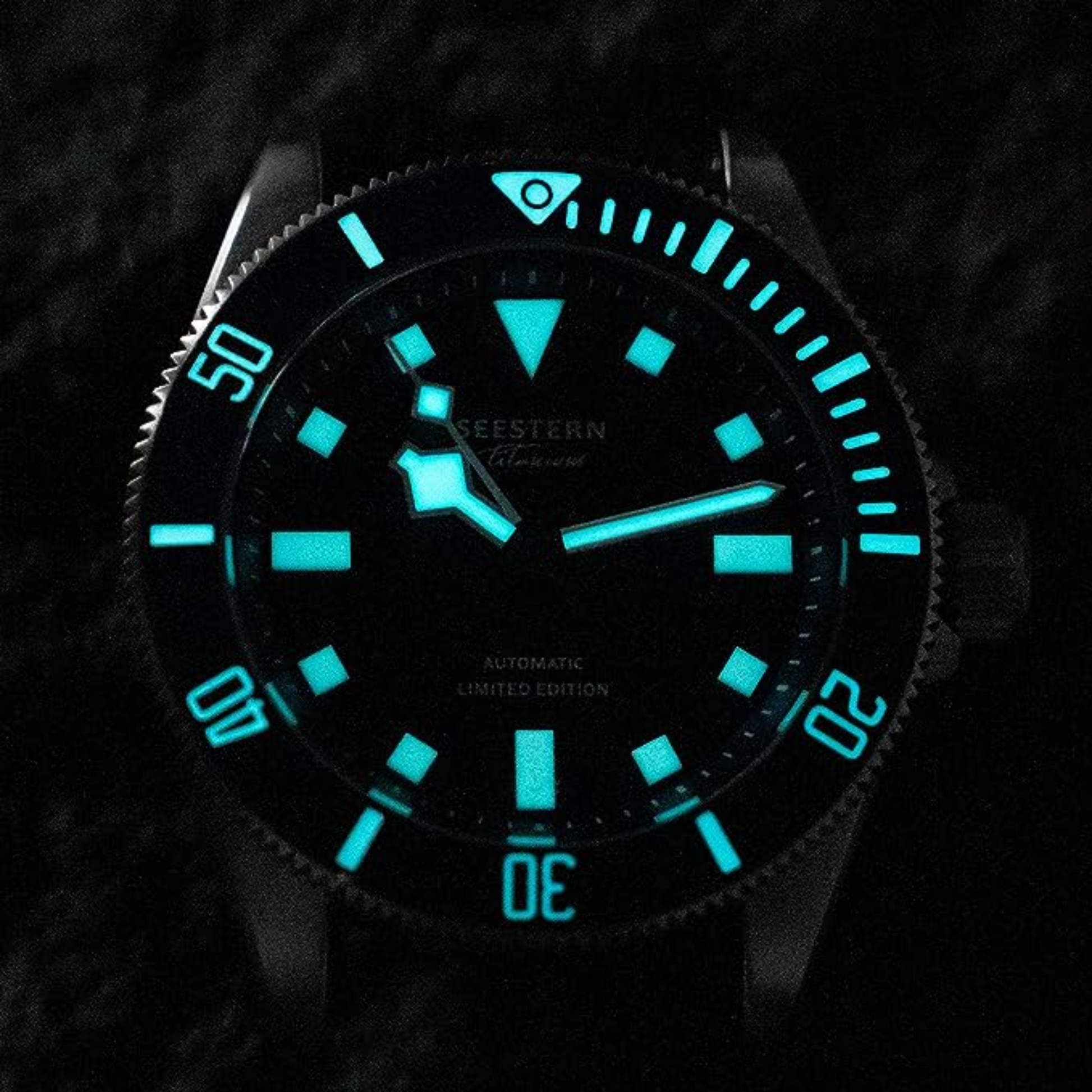 SEESTERN Titaniumn S430 Genuine Professional 20ATM Diver Limited Edition Mens Sport Watch -  Blue