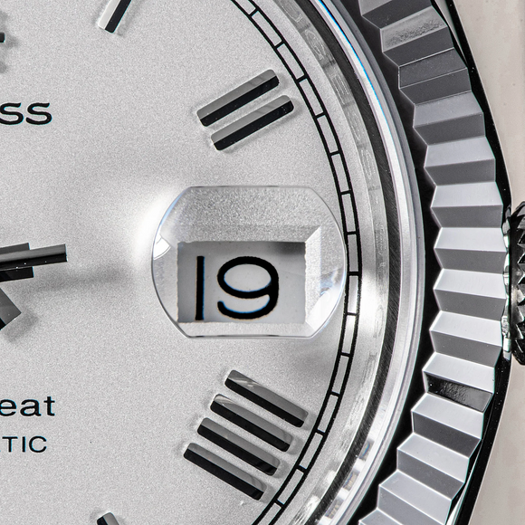 Sugess Heritage 433 DD Date and Day Display Stainless-Steel - White Dial