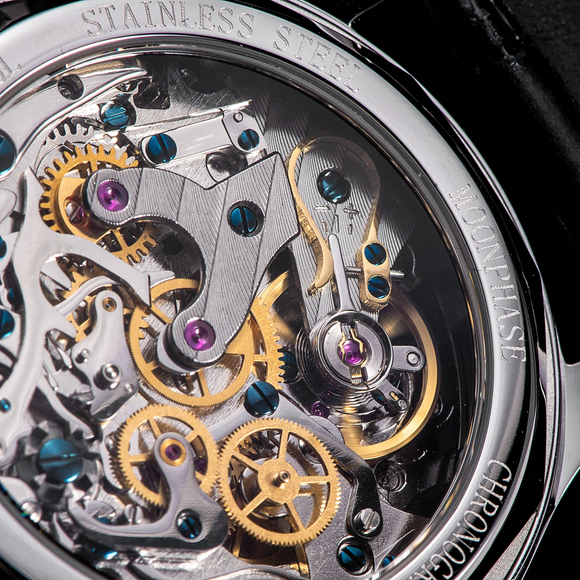 Sugess MoonPhase Master 389-2 White Dial Swan Neck Regulator