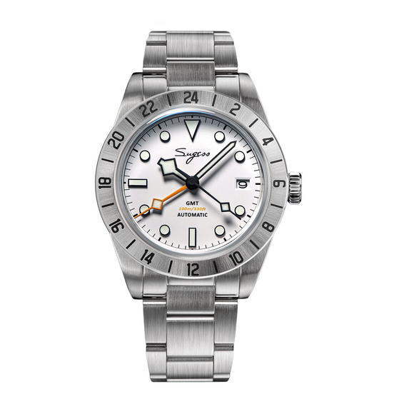 Heritage S431 BB GMT Seiko NH34 GMT movement - White watch dream-watches.com india