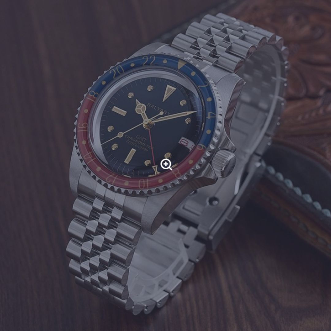 Baltany 1957s GMT Master Homage Vintage Watch S6074