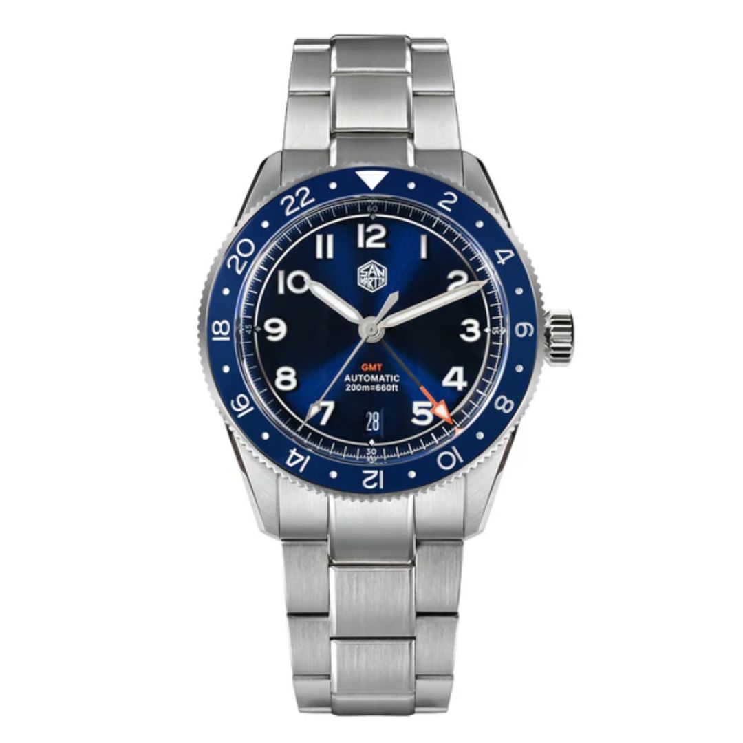 Watchdives x San Martin 38mm NH34 GMT Watch SN0140W