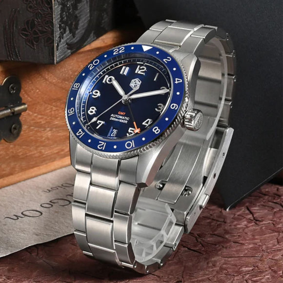 Watchdives x San Martin 38mm NH34 GMT Watch SN0140W