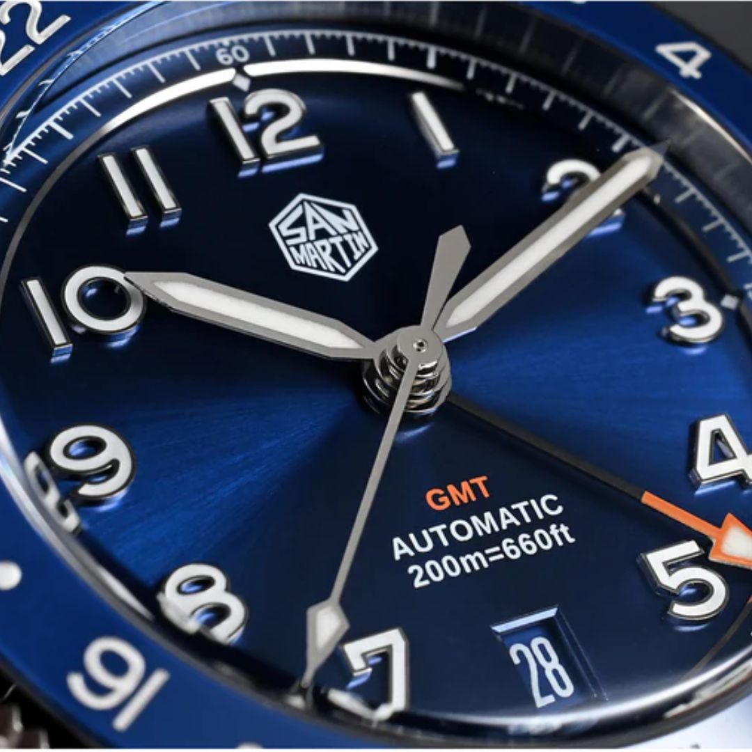 Watchdives x San Martin 38mm NH34 GMT Watch SN0140W