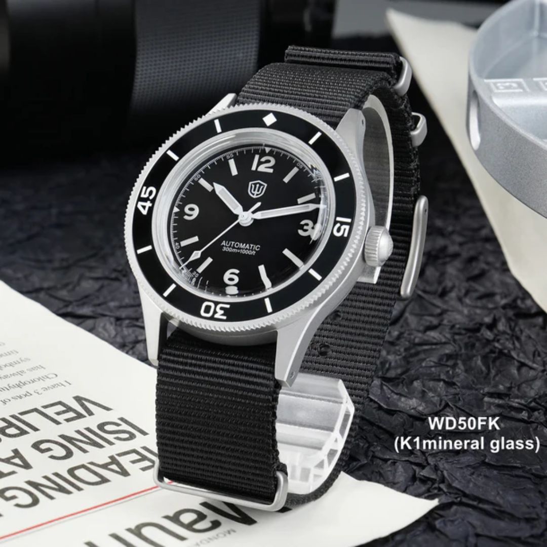 Watchdives Vintage WD50FS-Fathoms NH35 Dive Watch V2