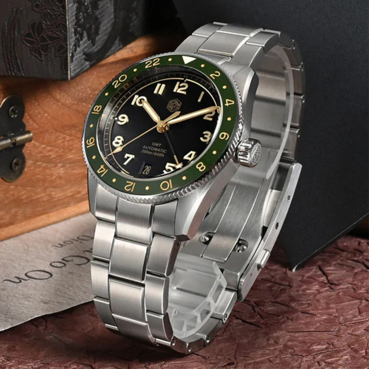 Watchdives x San Martin 38mm NH34 GMT Watch SN0140W